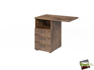Тумба приставная L-233 Таксония шоколадная 820*526*750 мм (Ш*Г*В)