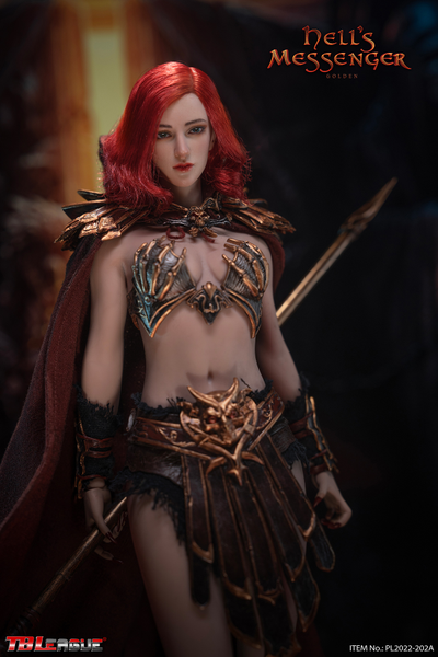 Адская вестница в золотом - КОЛЛЕКЦИОННАЯ ФИГУРКА 1/6 Hell's Messenger Golden (PL2022-202A) - TBLeague