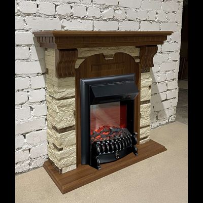 Электрокамин Дублин NT M1 с очагом Fobos