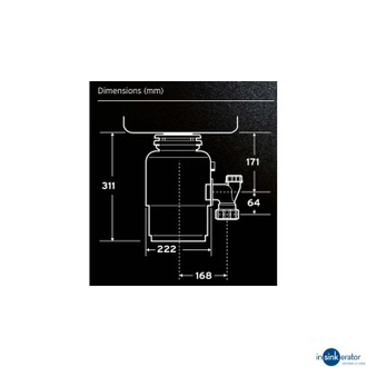 ИЗМЕЛЬЧИТЕЛЬ ПИЩЕВЫХ ОТХОДОВ EVOLUTION 150 INSINKERATOR