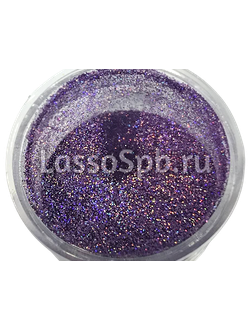 Полиэстровые блестки глиттер Фиолетовый Голография Space Jam 0,1 мм 50 г