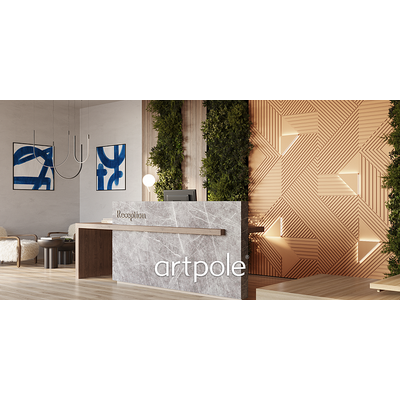 Гипсовая панель PIFAGOR + LED артикул D-0010