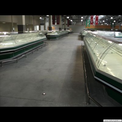 Защитные колесоотбойники для прилавков и холодильных витрин.