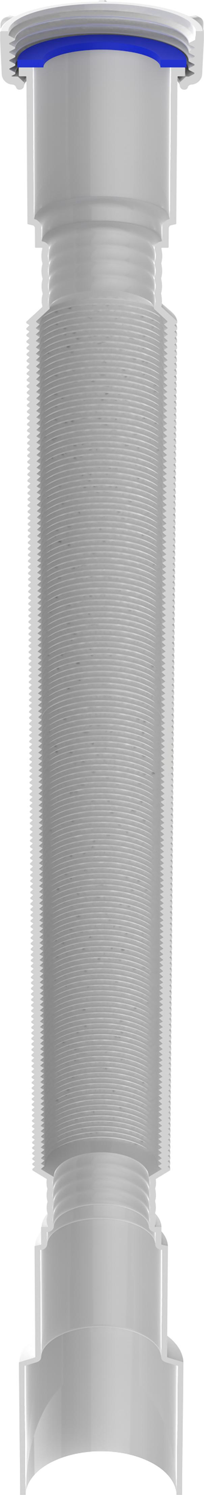 Гибкая труба 1 1/2"х40/50 удлиненная 1500 мм, T114-25-MR [56846]