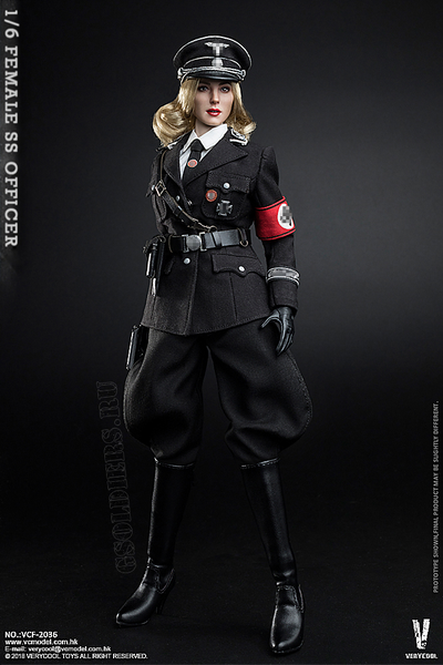 СС офицер - КОЛЛЕКЦИОННАЯ ФИГУРКА 1/6 scale Action figure Female SS Officer (VCF-2036) -  VERYCOOL