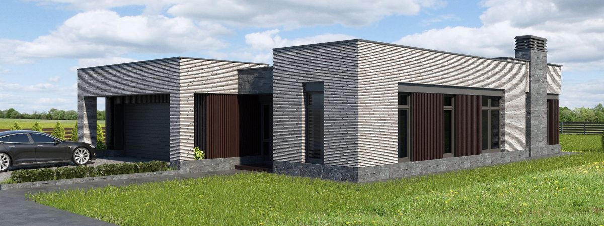 Визуализация загородного дома М-179