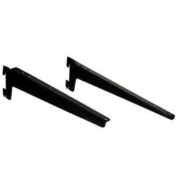 (B-2301DX/SX) Полкодержатель прямой, с двойным зацепом, 400 мм.