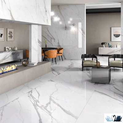 Керамогранит Creto Statvario Smart 80 х 160 см белый