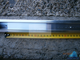 Алюминиевая  полоса с резиновой вставкой (46мм*5мм) С технологическими отверстиями   под крепёж.