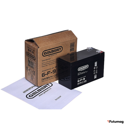 Аккумулятор для ИБП Gelbert 6-F-9 (12V9A/H C20)