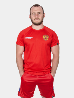 Футболка самбо BRAVEGARD ПАТРИОТ красная