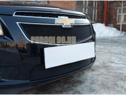 Защита радиатора Chevrolet Cruze 2009-2013 black низ