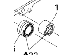 Игольчатый подшипник оригинал BRP 420232085 711232085 для BRP Can-Am G1/G2 (Needle Bushing)