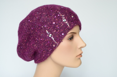 Итальянский головной убор фуксия Vizio