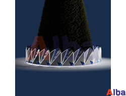 Ограждение для ели c подсветкой