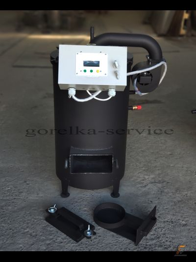 Полуавтоматический котел на отработанном масле 8 кВт