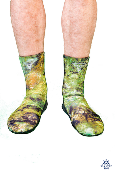 Носки неопреновые 7мм AquaDiscovery "OPEN CELL Duratex Camo" p.38/39