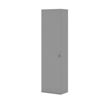 Гардероб для офиса 59.2x37.4x217.1 серый шагрень коллекции Офисные шкафы для одежды