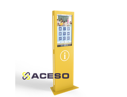 Интерактивная сенсорная стойка 32 доступная среда, адаптирована для инвалидов, информационный терминал