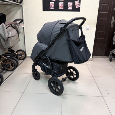 Детская коляска BUBAGO CROSS City Lux Серый