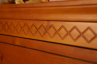 Комод Дания  №1 из массива сосны три ящика 100,5 х 40 х 81см