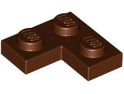 Plate 2 x 2 Corner, Reddish Brown (2420 / 4211257)