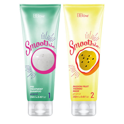 BB One Smoothie Passion Fruit - Набор для выпрямления волос, 250/250 мл.