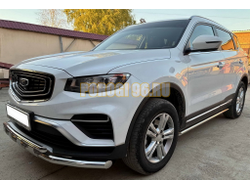 Защита штатного порога труба Папа Тюнинг d42 для BELGEE X70 2024-