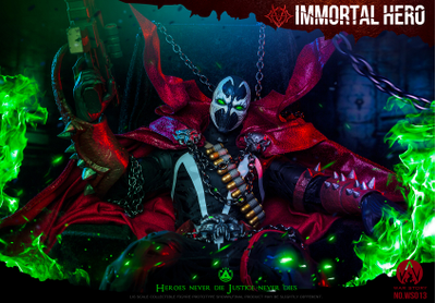 Спаун (Эл Симмонс, Spawn, HellSpawn) - КОЛЛЕКЦИОННАЯ ФИГУРКА 1/6 scale Immortal Hero (WS013) - WAR STORY