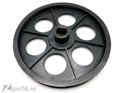 Шкив для бетономешалки 16мм 162мм метал