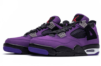 Air jordan 4 purple suede deals