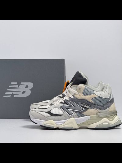 New Balance 9060 Light Grey с мехом