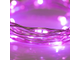 Гирлянда светодиодная Роса, 2 м, 20 диодов, цвет розовый 303-007