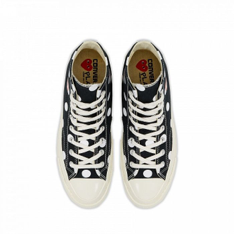 Кеды Converse Comme Des Garcons черные высокие