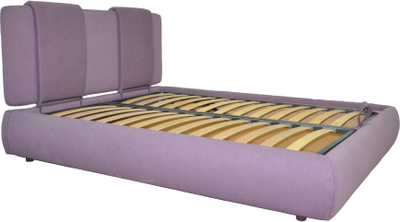 Кровать двуспальная MyCloud Верона с подъемным механизмом, бельевым ящиком, мягкое изголовье, съемные подушки