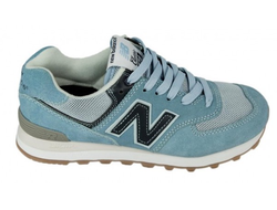 New Balance 574 Синие с черным женские (36-40) Арт. 051МF