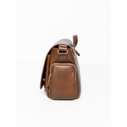 Кожаная мужская сумка Toara Premium brown (арт. 5058-63)