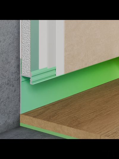 Теневой плинтус скрытого монтажа Pro Design 7209 Крашенный по RAL