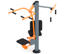 2177 Уличный тренажер «Подтягивание + Гиб колена + Тяга»