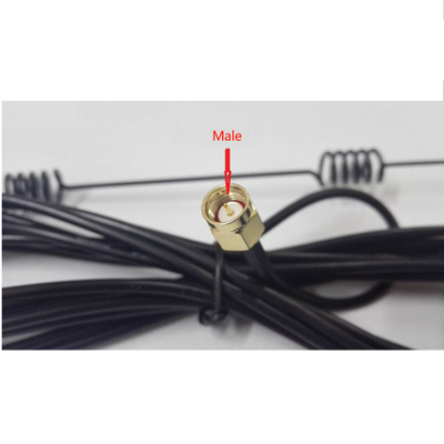 Уличная антенна WiFi 2,4 ГГц с кабелем 3 метра и с магнитным основанием. (Разъём SMA Male) (усиление 7 Дб)