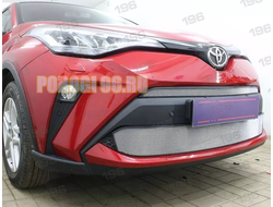 Защита радиатора для Toyota C-HR 2019- chrome низ