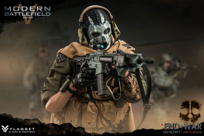Саймон "Гоуст" Райли (Призрак, Ghost, Call of Duty Modern Warfare 2019) КОЛЛЕКЦИОННАЯ ФИГУРКА 1/6 scale MODERN BATTLEFIELD END WAR V GHOST (FS-73030) - FLAGSET