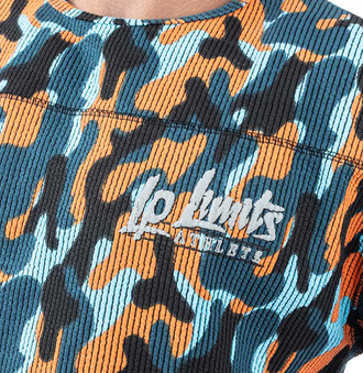 Размахайка 2999-409 Legal Power  Rag Top Muscle Clothing Camo Boston  камуфляж оранжево-красный