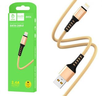 USB кабель Lightning Denmen D02L Nylon Material