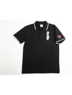 футболка-поло с вышивкой каратэ