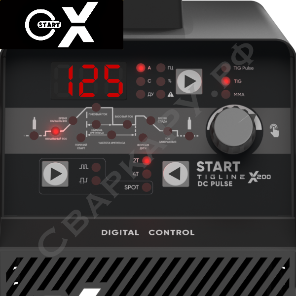Установка для аргонодуговой сварки Старт TigLine X200 DC Pulse