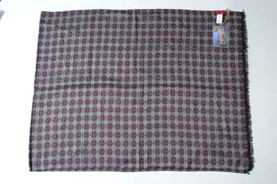 Бордовый шарф платок из мохера и хлопка Vizio Италия F 2