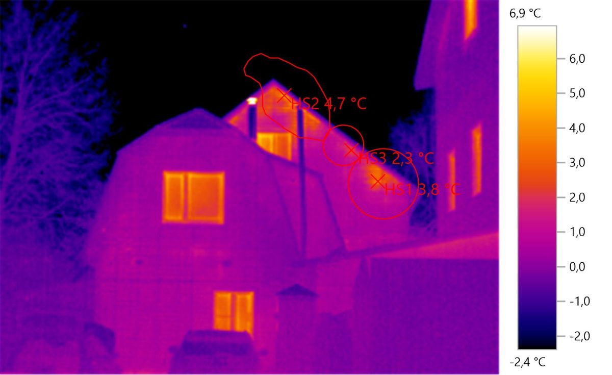 Неразрушающий контроль (термографирование) жилого дома