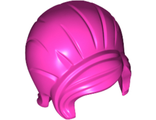 Minifigure, Hair Female Beehive Style with Sideways Fringe, Dark Pink (15503 / 6293847)