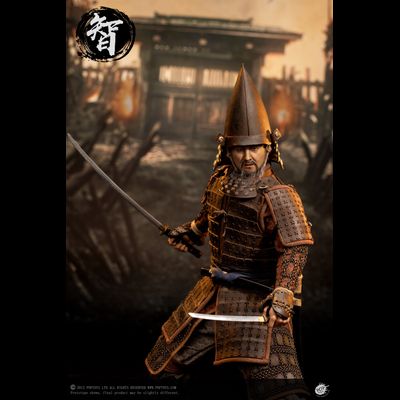 Воин клана Кацумото с веером ("Последний самурай") - КОЛЛЕКЦИОННАЯ ФИГУРКА 1/6 scale Ashigaru Trio Second Bomb Zhi Ashigaru (EX046) - POPTOYS